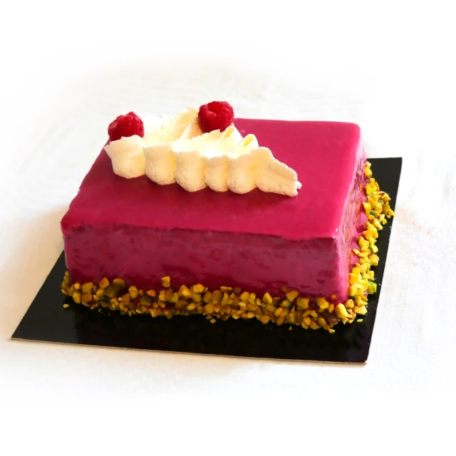 Entremets aux fruits rouges
